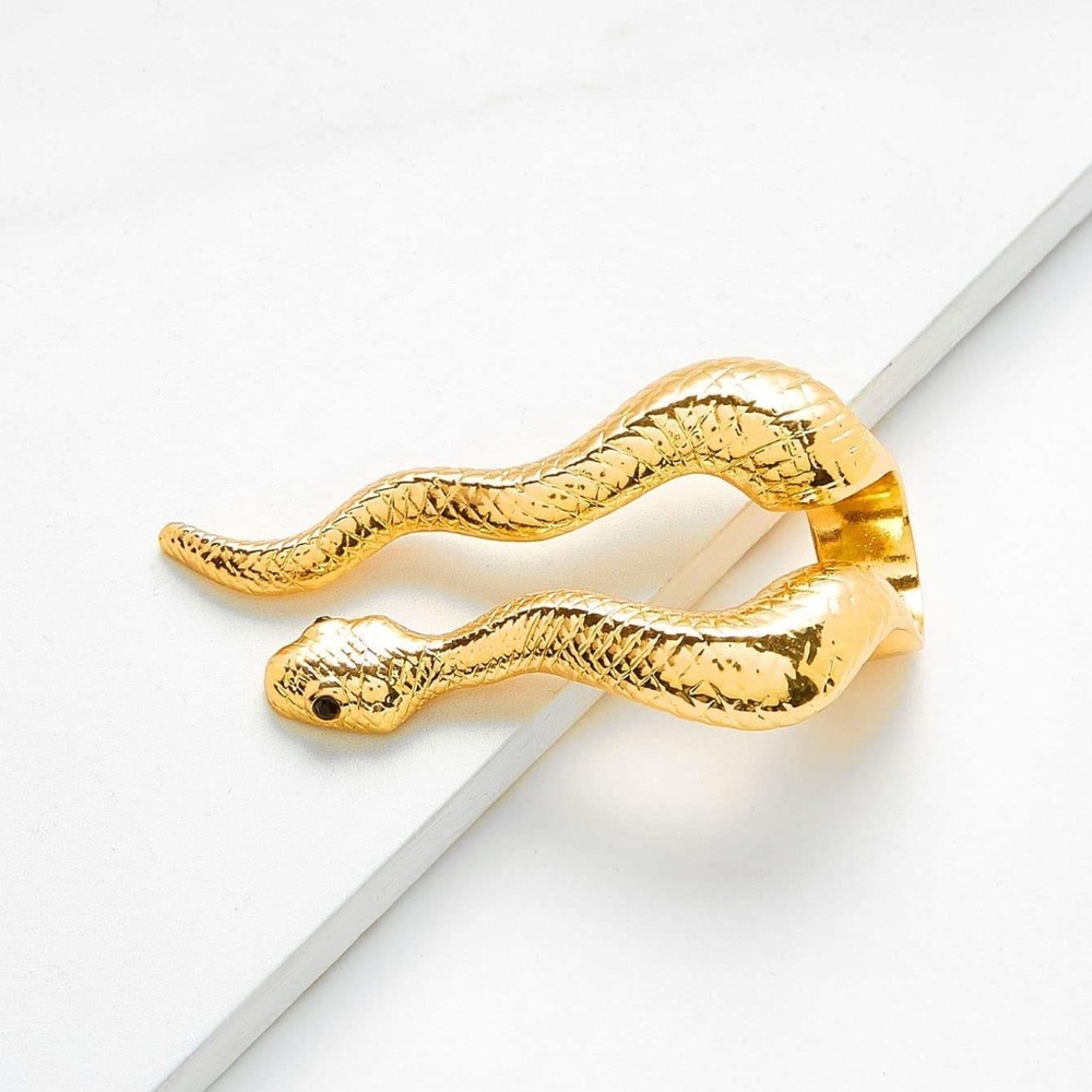 New! Yuna Gold Snake Ring - Adjustable